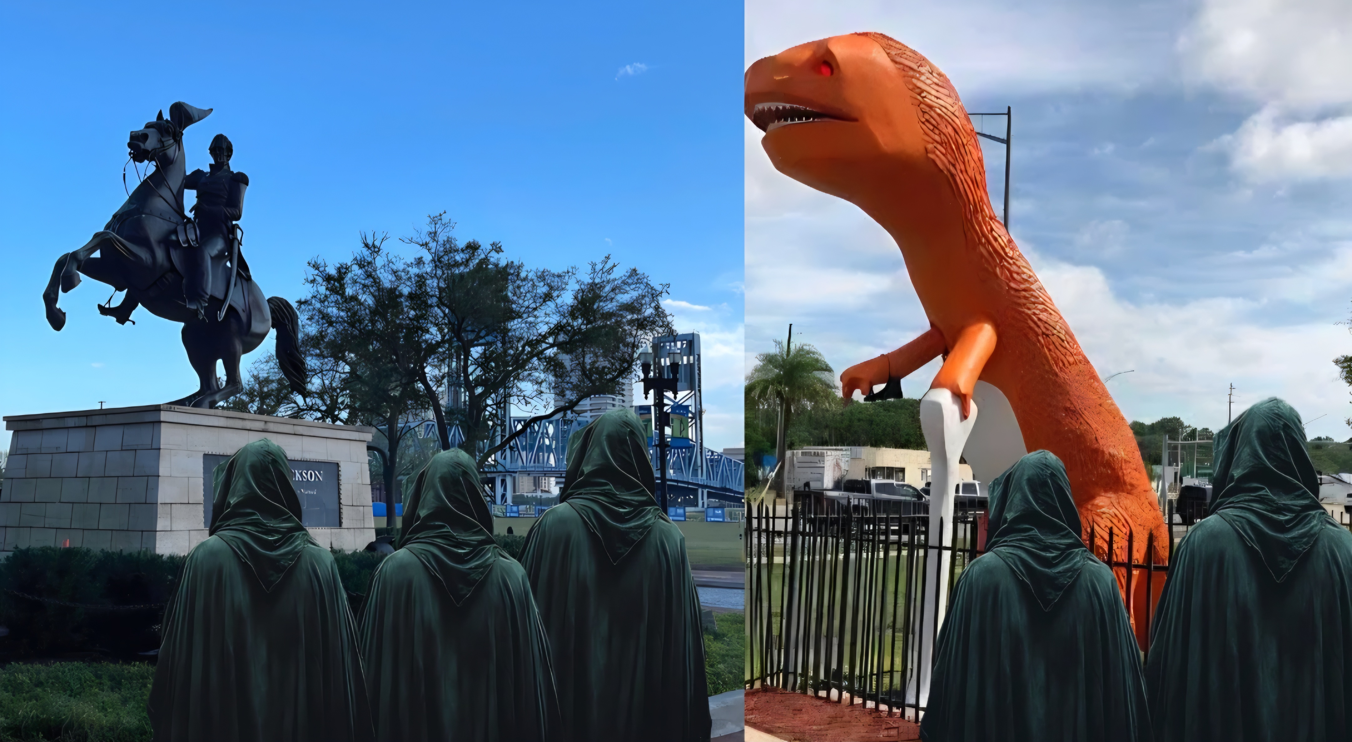 This Can't Be Good: Jacksonville's Oracles spotted chanting incantations to awaken the Duval Defenders