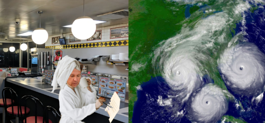 BREAKING: Florida repeals weather modification ban overnight, Desantis orders multiple hurricanes to defend state from fleeing New Yorkers.