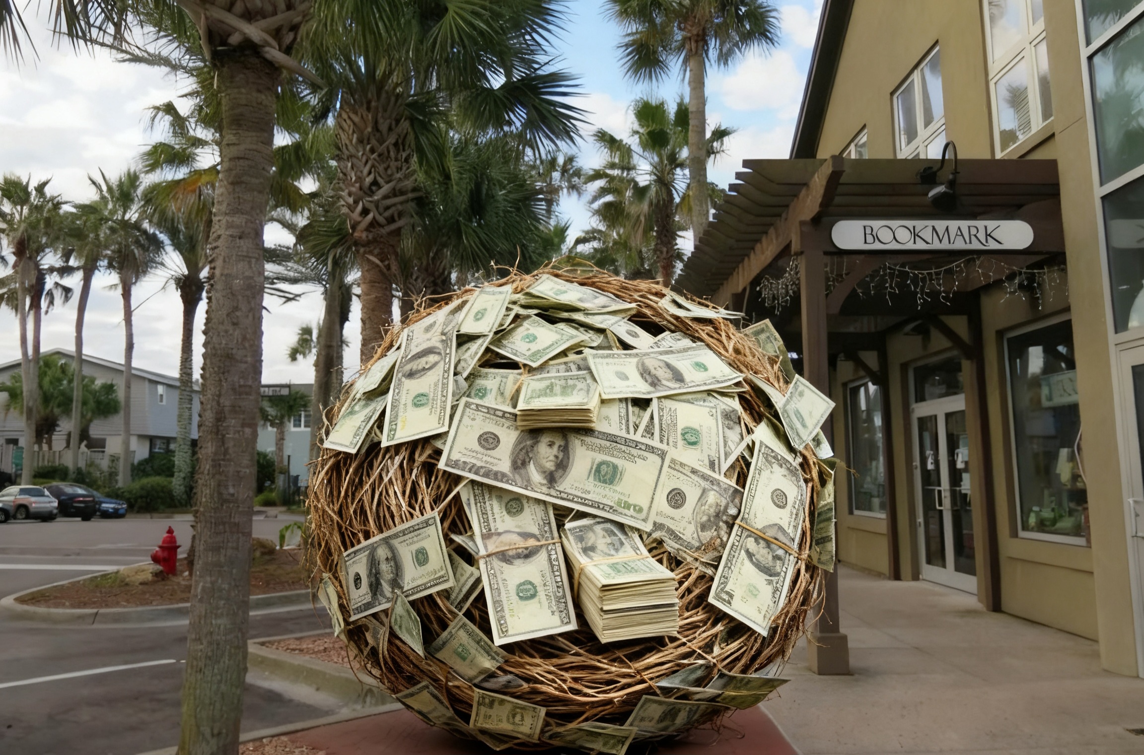 Cash tumbleweeds taking over Neptune Beach