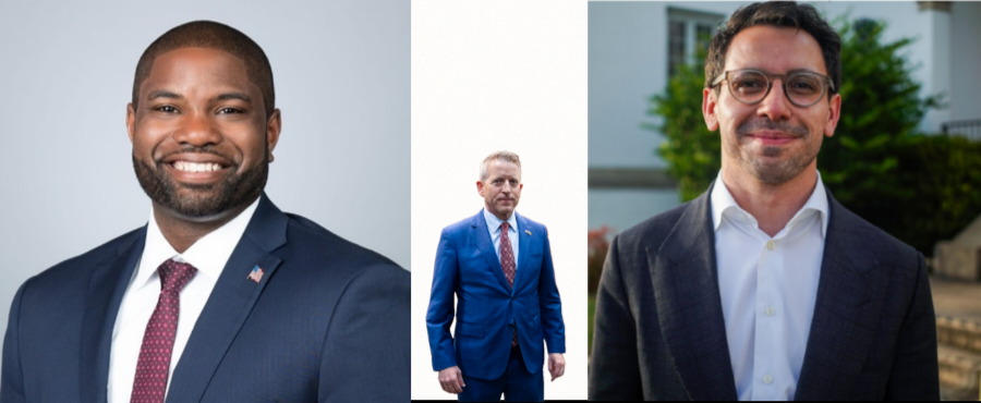 "Guys, uh... I'm running too." whispers Paul Renner as Donalds and Fishback lock horns in heated Gubernatorial race.
