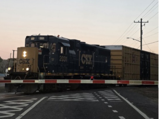 CSX unveils newest locomotive: Capable of pulling twice as many cars, blocking twice as many roads, for twice as long