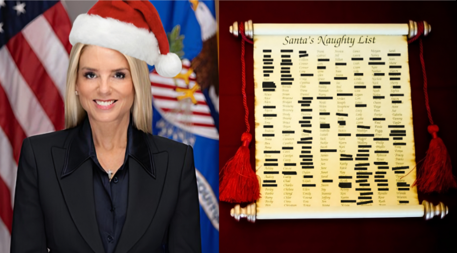 TRANSPARENCY: Department of Justice releases Santa's naughty list